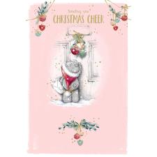 Christmas Cheer Me to You Bear Christmas Card