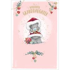 Granddaughter Me to You Bear Christmas Card
