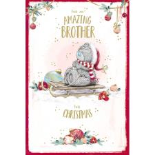 Amazing Brother Me to You Bear Christmas Card