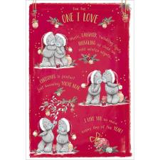 One I Love Verse Me to You Bear Christmas Card