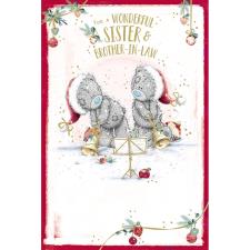 Sister &amp; Brother-In-Law Me to You Bear Christmas Card