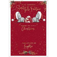 Sister &amp; Partner Me to You Bear Christmas Card