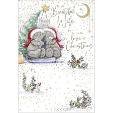Beautiful Wife Me to You Bear Christmas Card