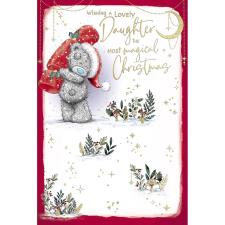 Lovely Daughter Me to You Bear Christmas Card