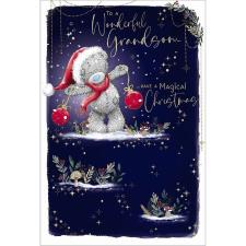 Wonderful Grandson Me to You Bear Christmas Card