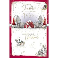 Lovely Daughter &amp; Partner Me to You Bear Christmas Card