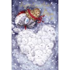 Mum Softly Drawn Me to You Bear Christmas Card