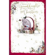Granddaughter&#39;s 1st Christmas Me to You Bear Christmas Card