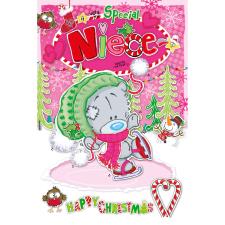 Special Niece My Dinky Bear Me to You Bear Christmas Card