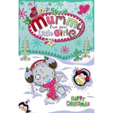 Mummy From Little Girl Me to You Bear Christmas Card