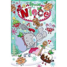 Niece My Dinky Me to You Bear Christmas Card