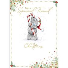 For A Special Friend Me to You Bear Christmas Card