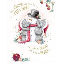 Across The Miles  Me to You Bear Christmas Card