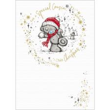 Special Cousin Me to You Bear Christmas Card