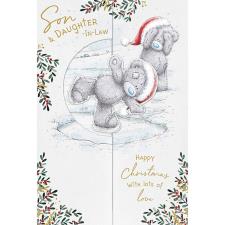 Son & Daughter-In-Law Me to You Bear Pop Up Christmas Card