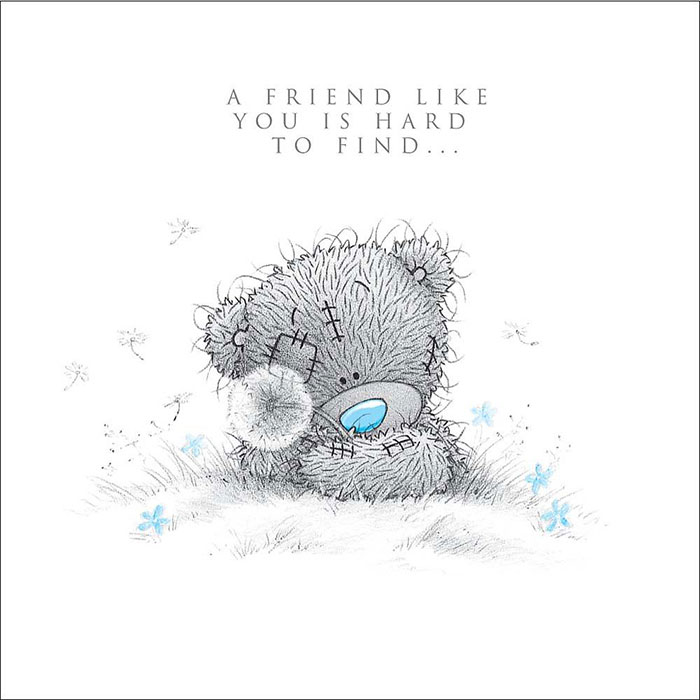 Tatty Teddy with Dandelion Me to You Bear Friendship Card (A01VN002