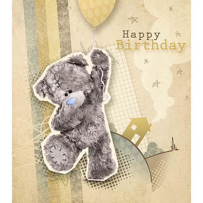 Tatty Teddy Holding Balloon Me to You Bear Birthday Card (A93US003 ...