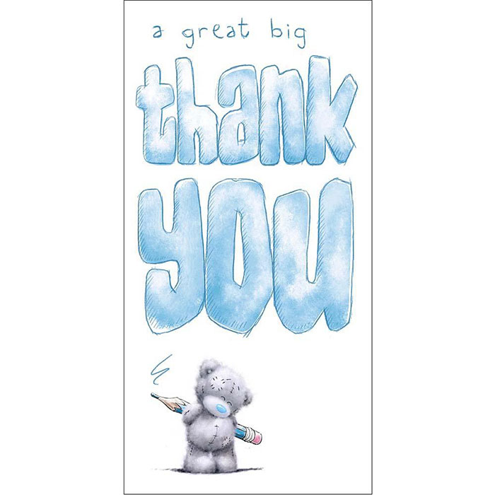 Thank You Me to You Bear Card (AF7ZS007) Me to You Bears