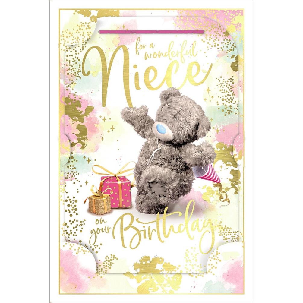 Biglietto D'Auguri Di Compleanno Fatto A Mano "Wonderful Niece": Per I 18 Anni, Con Messaggio "Happy 18th Birthday". Formato 16x16 Cm, Con Busta Perlescente. Un Regalo Speciale E Personale Per Tua Nipote.
