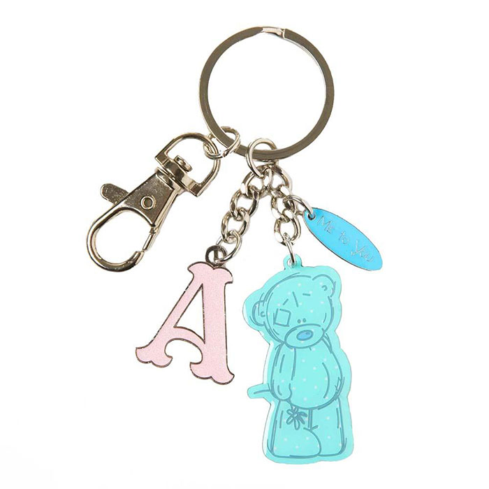A Me to You Bear Enamel Alphabet Keyring Bag Charm (G91K0027) : Me to