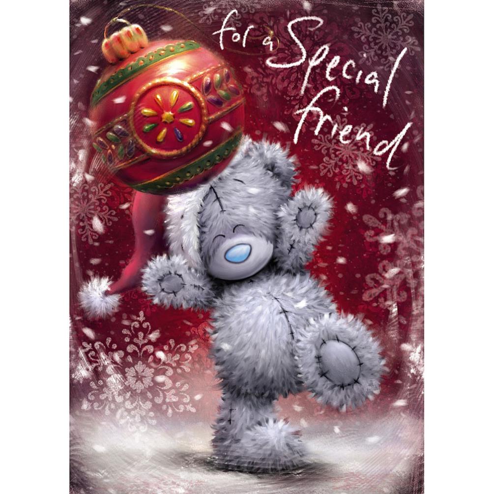 Special Friend Me to You Bear Christmas Card (X77SS023) : Me to You