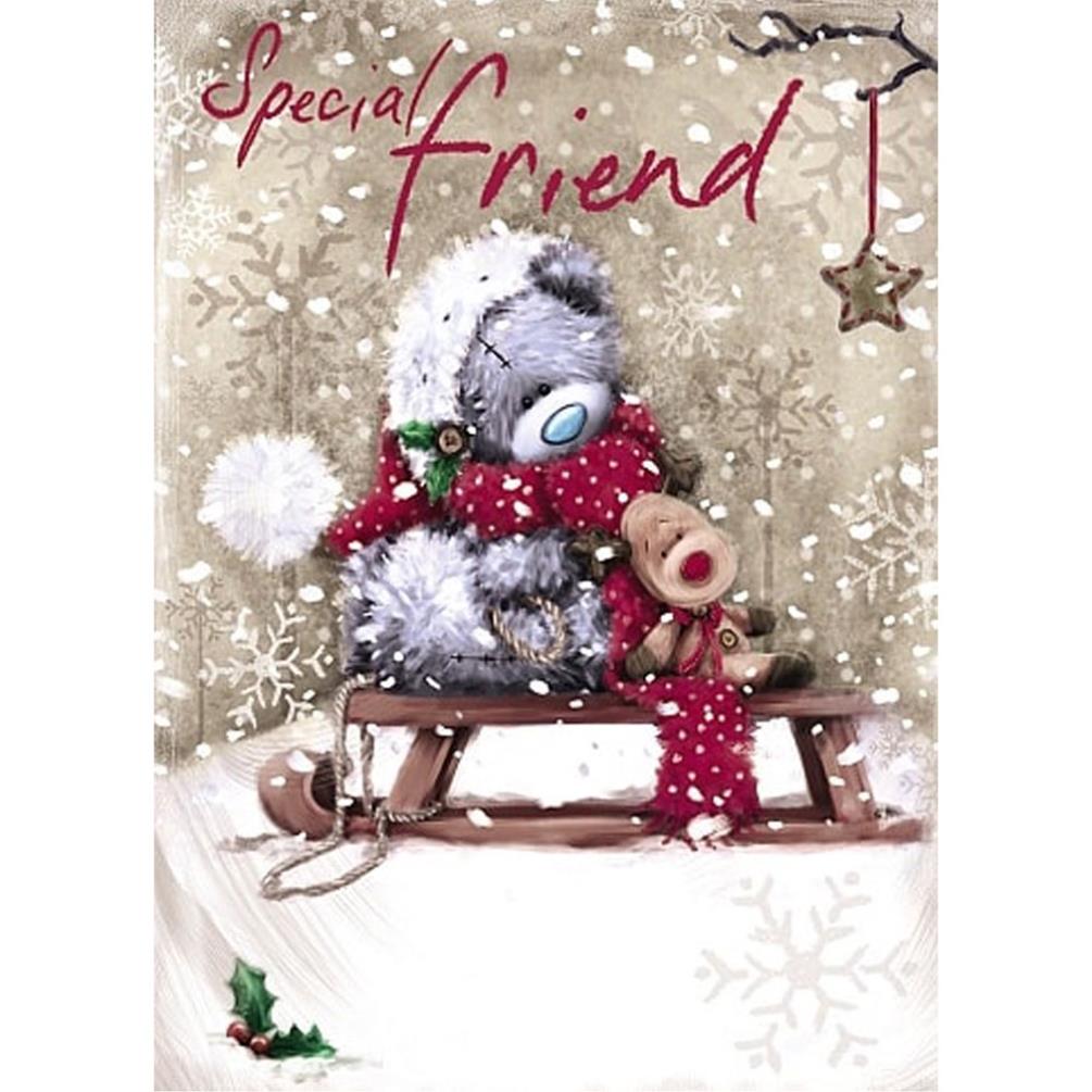 Special Friend Me to You Bear Christmas Card (X77SS024) : Me to You