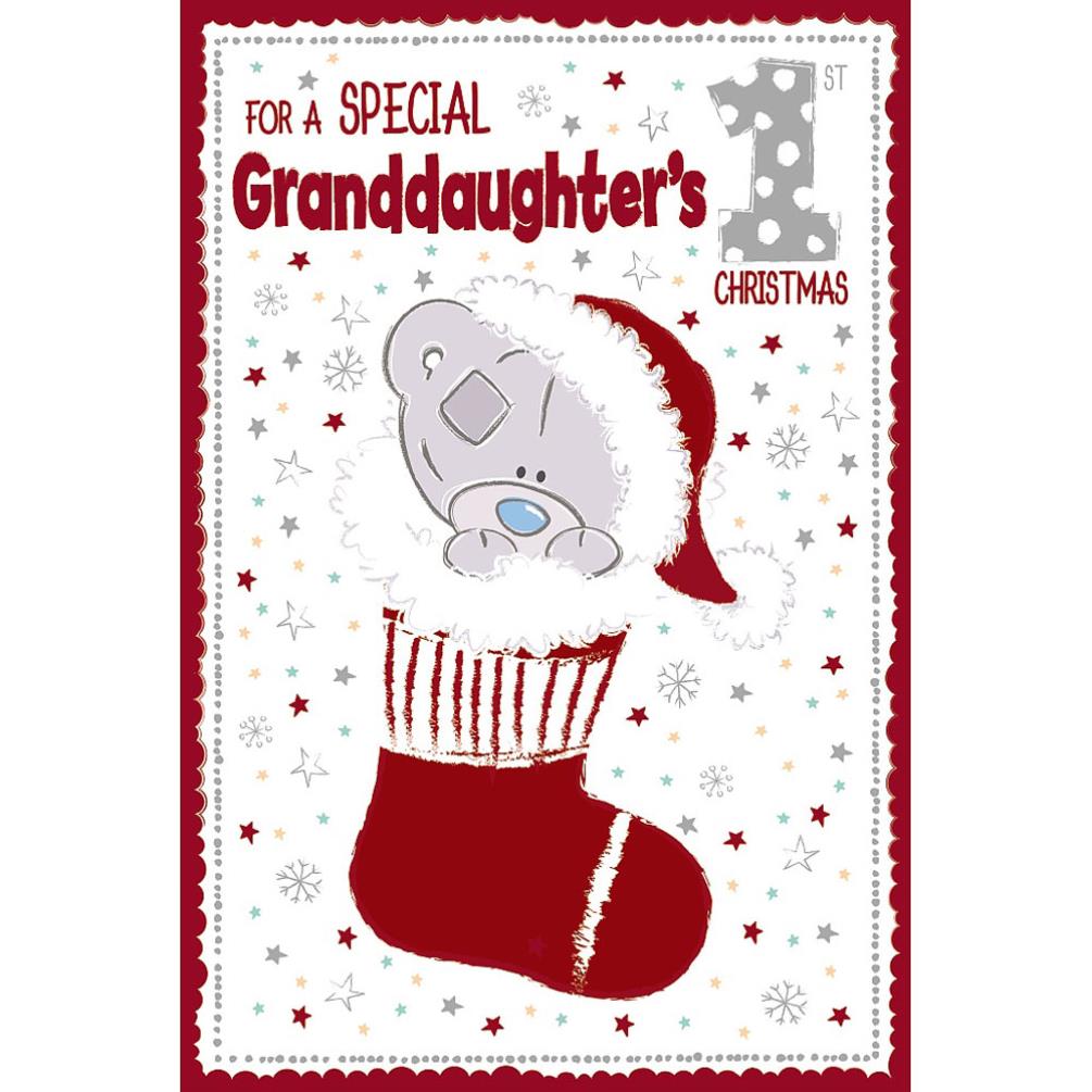 Special Granddaughters 1st Christmas Me to You Bear Christmas Card (X92MS027) : Me to You Bears