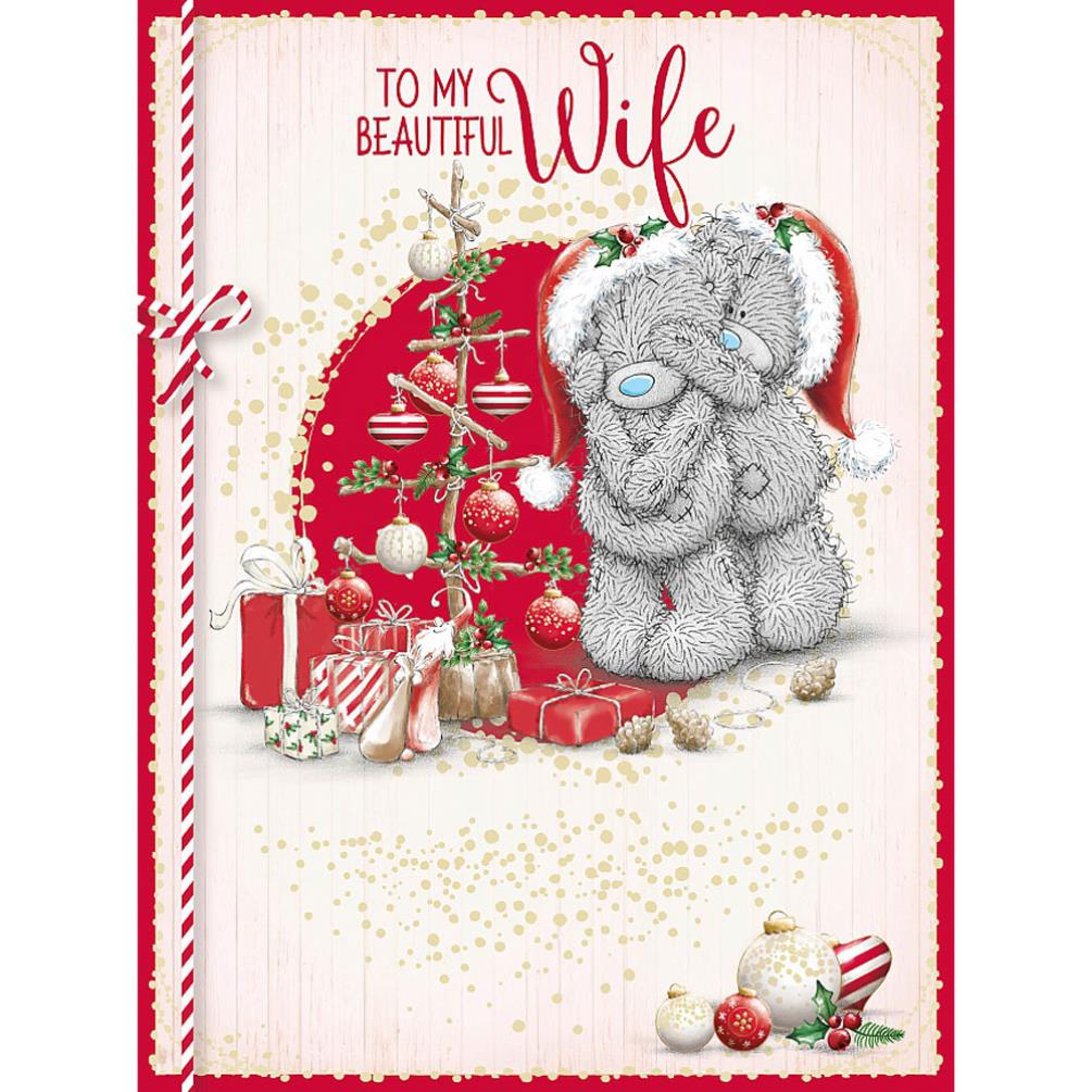 Beautiful Wife Large Me to You Bear Christmas Card (XHL01003) : Me to ...