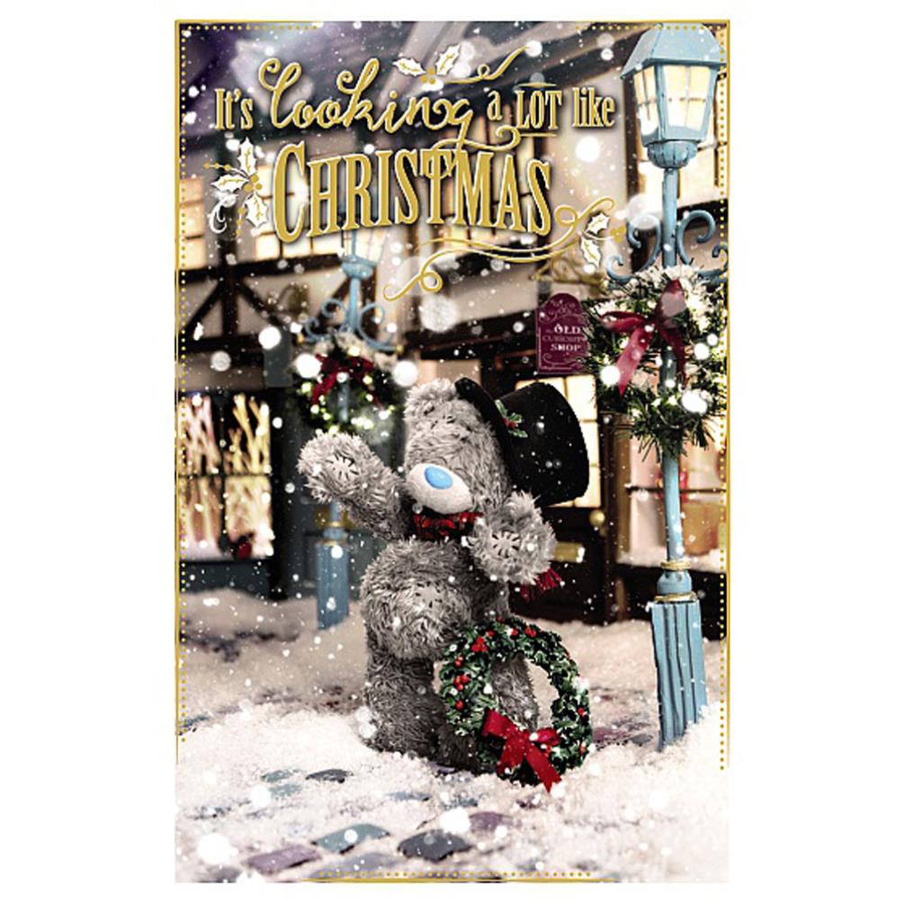 Tatty Teddy In Top Hat Photo Finish Me To You Bear Christmas Card ...