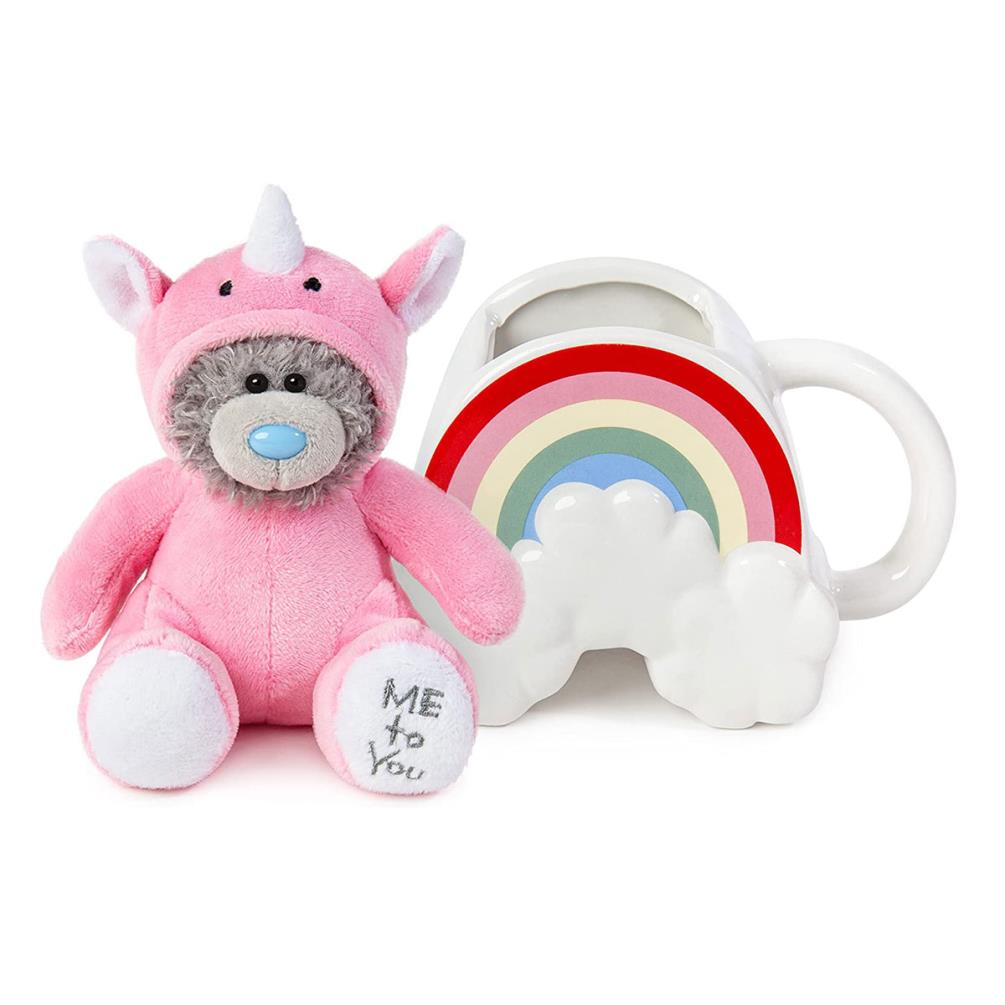 Rainbow Shaped Mug Unicorn Plush Me to You Bear Gift Set APX01022 Me to You Online