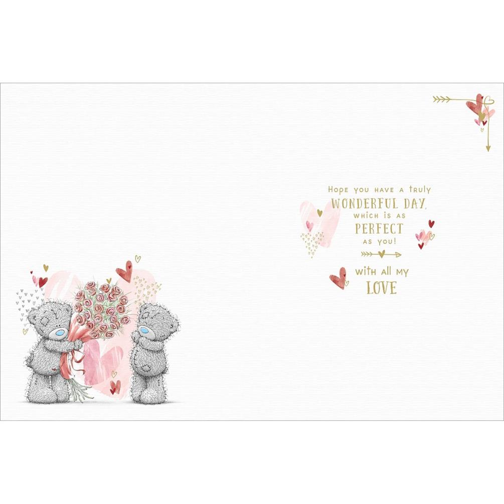 Geburtstagskarte Für Die Frau – 'To My Lovely Wife I Love You' Mit Bär-Motiv