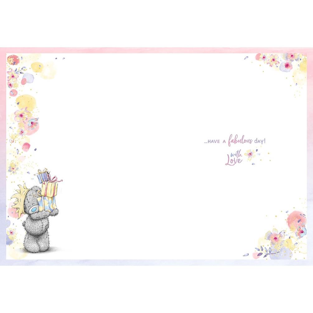 Me To You Bear Geburtstagskarte Zum 50. – Mit Grauem Teddy & Blauer Nase (12,7x17,8 Cm)