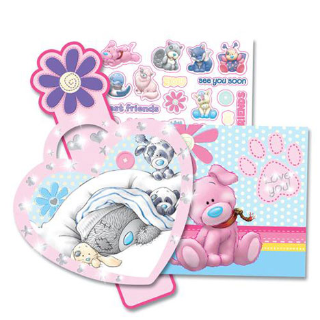 Carte De Noël 3D Me To You Tatty Teddy - Pour Fille, Effet Hologramme, Plaque Souvenir Amovible