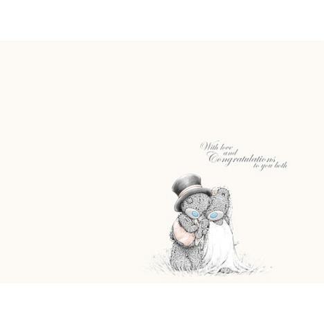 ME TO YOU GRANDSON AND NEW WIFE WEDDING DAY CARD TATTY TEDDY BEAR NEW GIFT