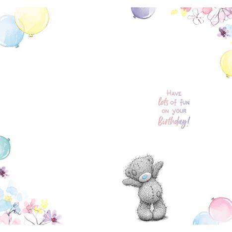 Tatty Teddy Holding Birthday Banner Me to You Bear Birthday Card ...