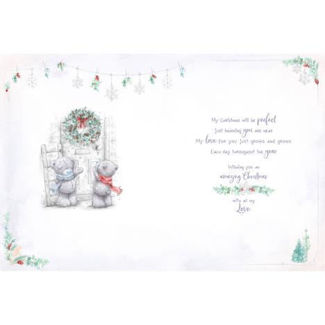 Me To You Bear Wonderful Husband Handmade Large Christmas Card