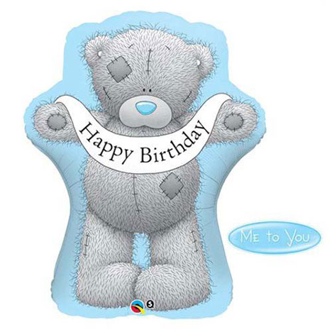 Giant Happy Birthday Tatty Teddy Me to You Balloon Unfilled 20817U Me to You Online