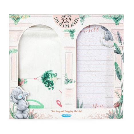Me to You Bear Tote Shopping Bag &amp; Note Pad Gift Set