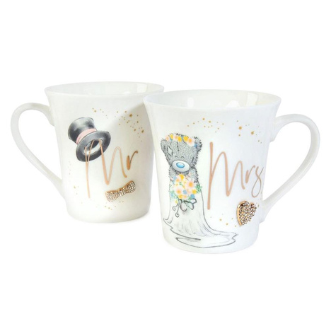 Mr &amp; Mrs Me to You Bear Wedding Mug Set