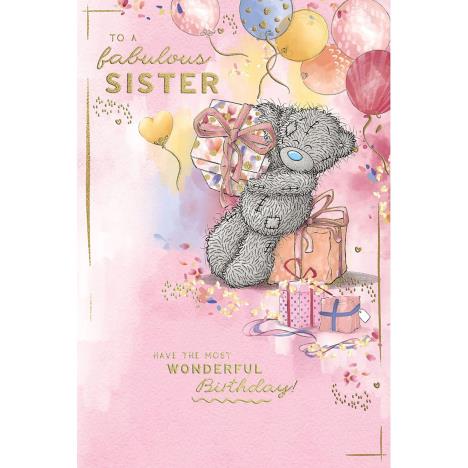 Fabulous Sister Me to You Bear Birthday Card