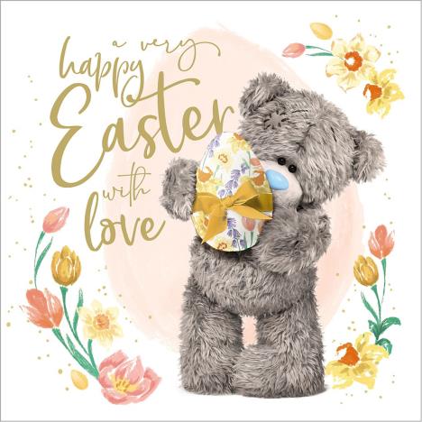 Photo Finish Square Me to You Bear Easter Card