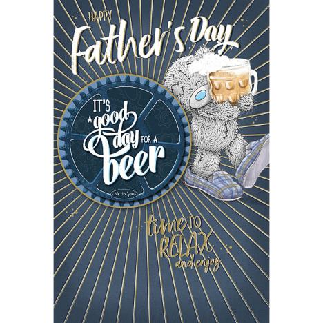 Happy Father&#39;s Day Me to You Fathers Day Card With Beer Mat