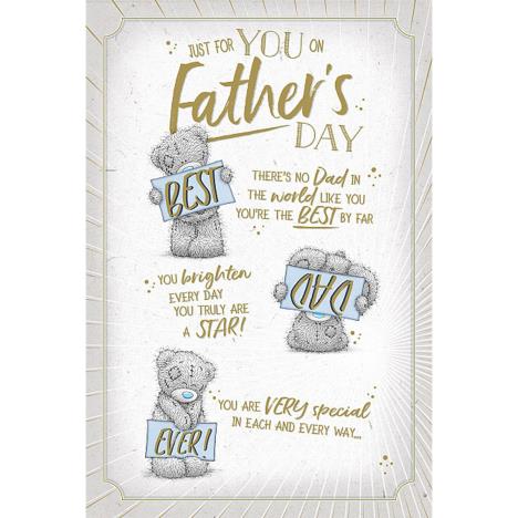 Best Dad Verse Me to You Bear Father&#39;s Day Card