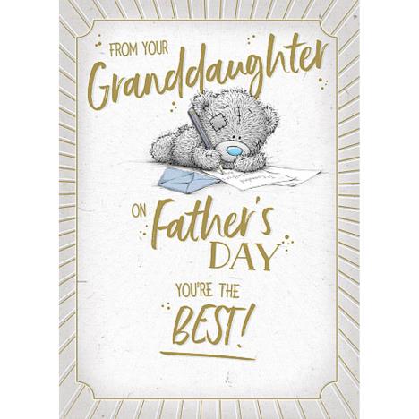 From Your Granddaughter Me to You Bear Father&#39;s Day Card