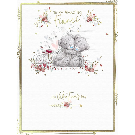 Me To You Tatty Teddy For My Amazing Fiancé Christmas Card, Tatty Tedd - View #8