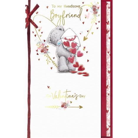Handsome Boyfriend Handmade Me to You Bear Valentine&#39;s Day Card