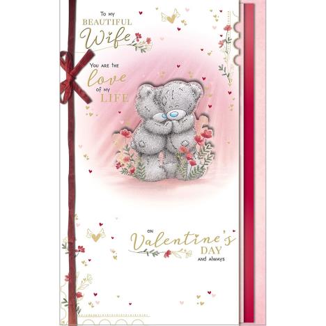 Beautiful Wife Handmade Me to You Bear Valentine's Day Card 