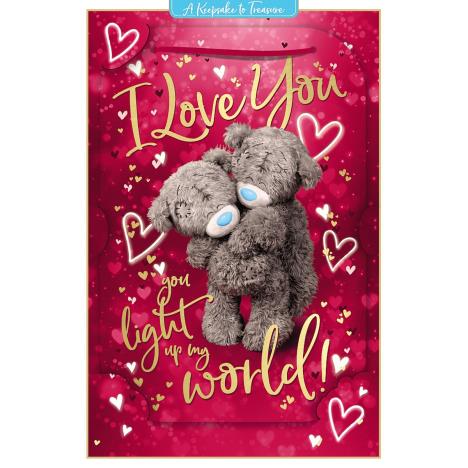 3D Holographic Keepsake I Love You Me to You Valentine's Day Card