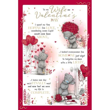 Wife Verse Me to You Bear Valentine's Day Card