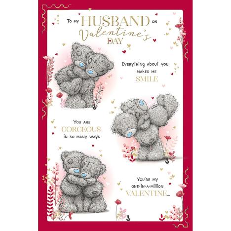 Husband Verse Me to You Bear Valentine's Day Card